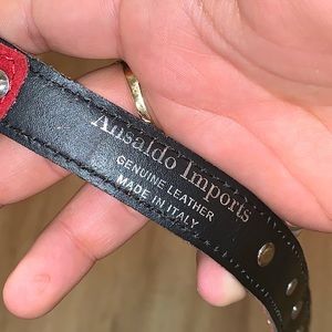 Grunge Stars Red Belt